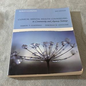 Clinical Mental Health Counseling in Community and Agency Setting
